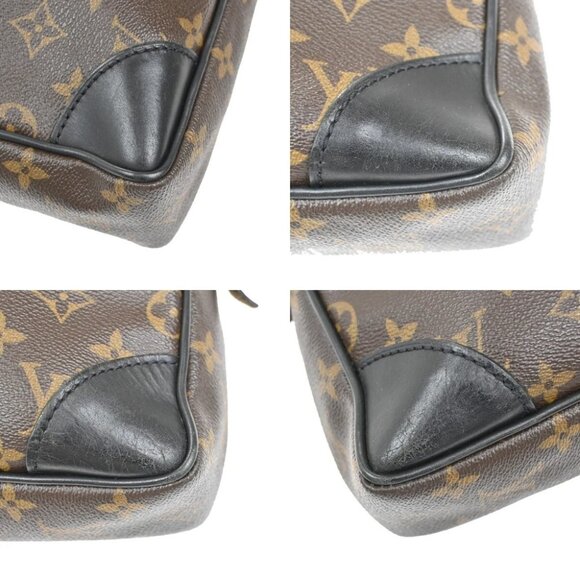 LOUIS VUITTON Porte Documents Voyage Hand Bag Monogram Macassar - Picture 9 of 15
